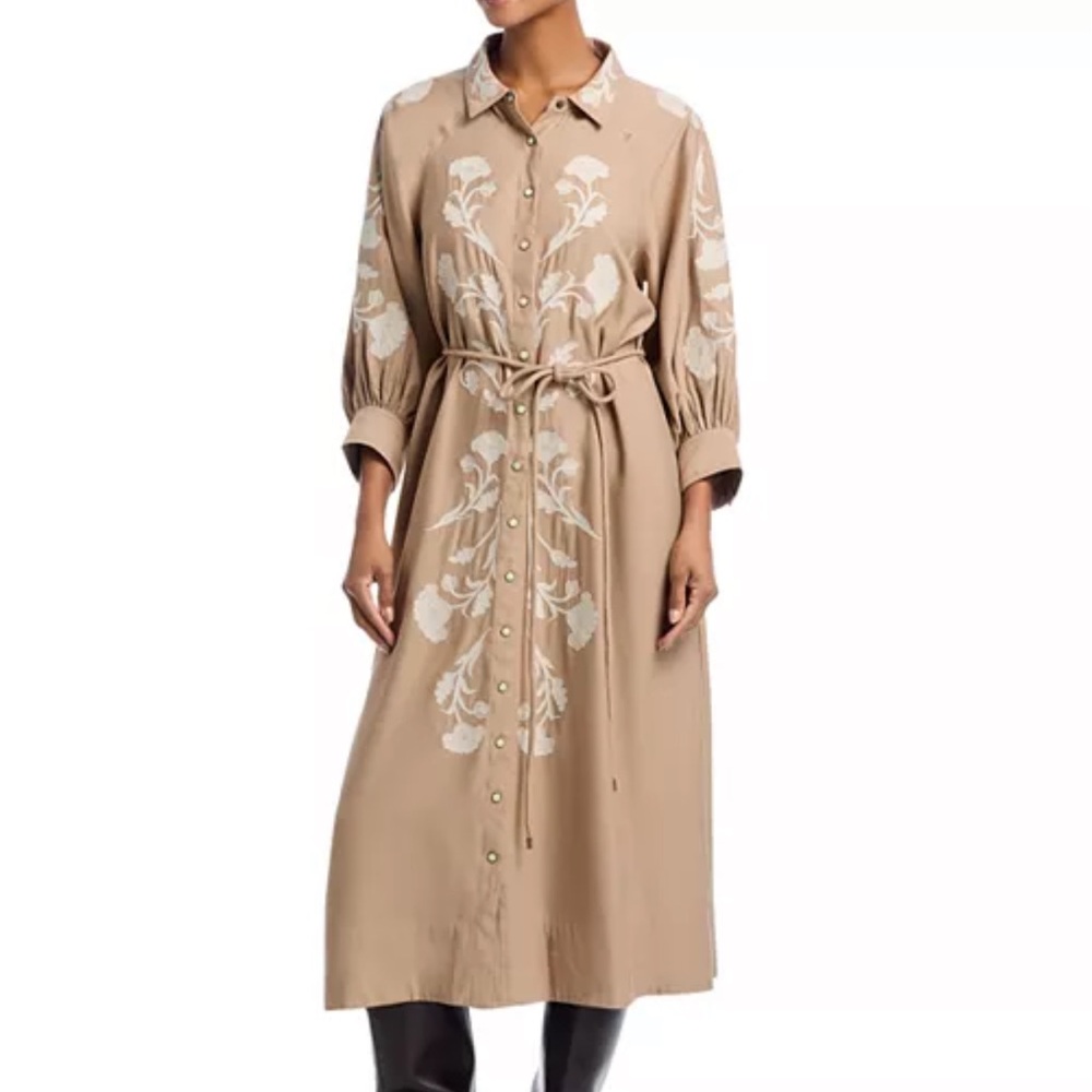 THE GREAT & Stetson The Western Embroidered Herd Dress